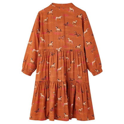 Kids' Dress Cognac 92