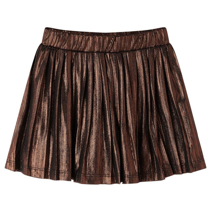 Kids' Skirt with Glitters Cognac 104