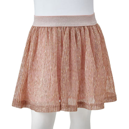 Kids' Skirt with Glitters Soft Pink 92