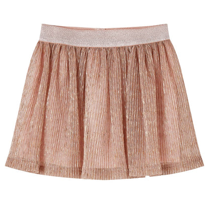 Kids' Skirt with Glitters Soft Pink 128