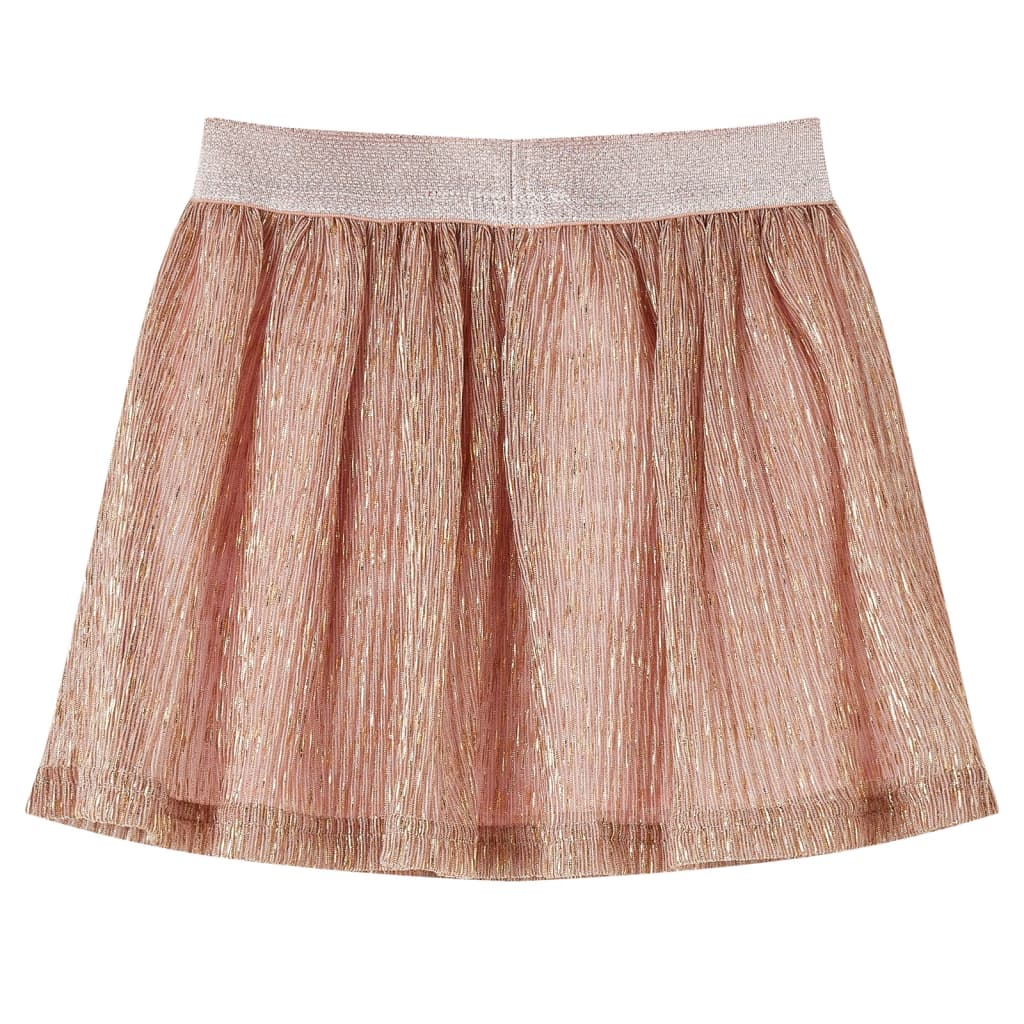 Kids' Skirt with Glitters Soft Pink 140