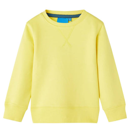 Kids' Sweatshirt Light Yellow 128