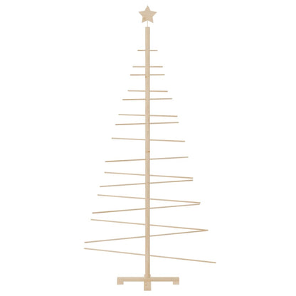 Wooden Christmas Tree for Decoration 180 cm Solid Wood Pine