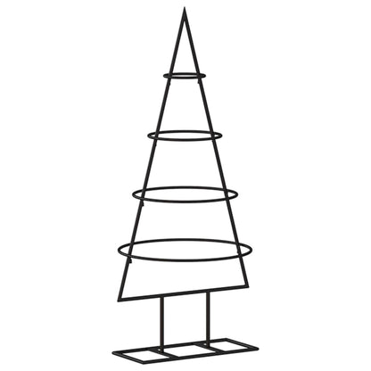 Metal Christmas Tree for Decoration Black 60 cm