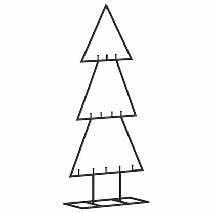 Metal Christmas Tree for Decoration Black 60 cm