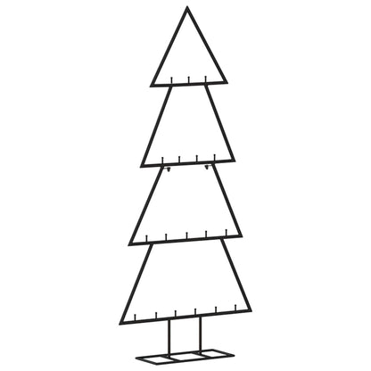 Metal Christmas Tree for Decoration Black 90 cm