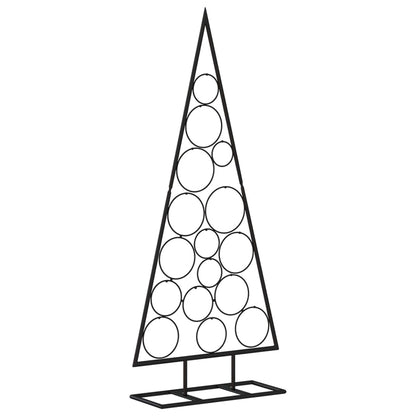 Metal Christmas Tree for Decoration Black 125 cm