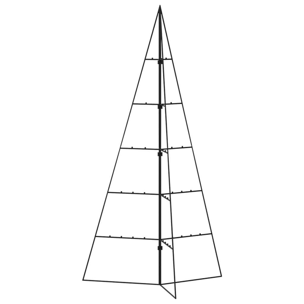 Metal Christmas Tree for Decoration Black 100 cm