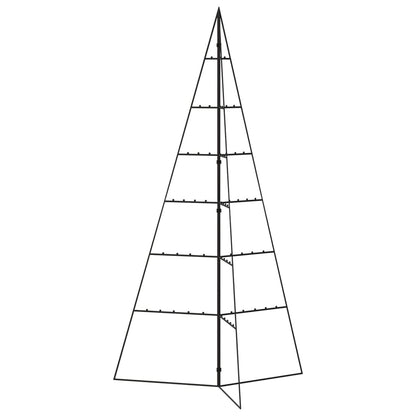 Metal Christmas Tree for Decoration Black 140 cm