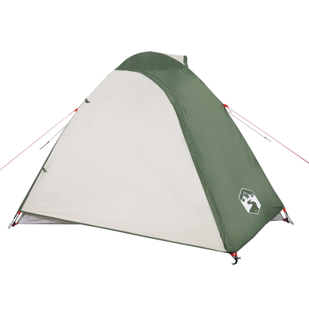 Camping Tent Dome 3-Person Green Waterproof