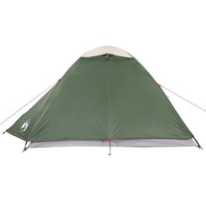 Camping Tent Dome 3-Person Green Waterproof