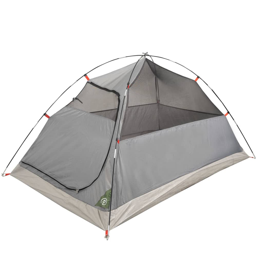 Camping Tent Dome 3-Person Green Waterproof