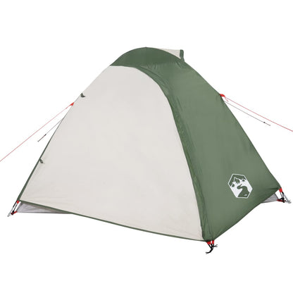 Camping Tent Dome 4-Person Green Waterproof