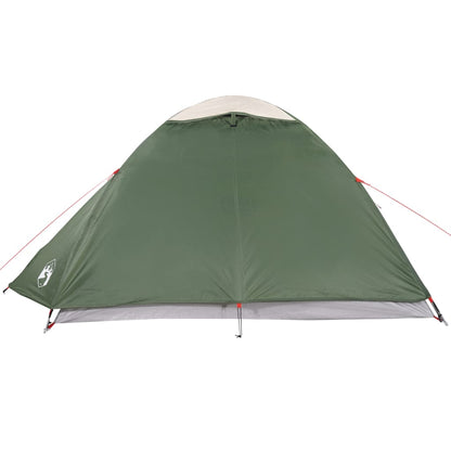 Camping Tent Dome 4-Person Green Waterproof