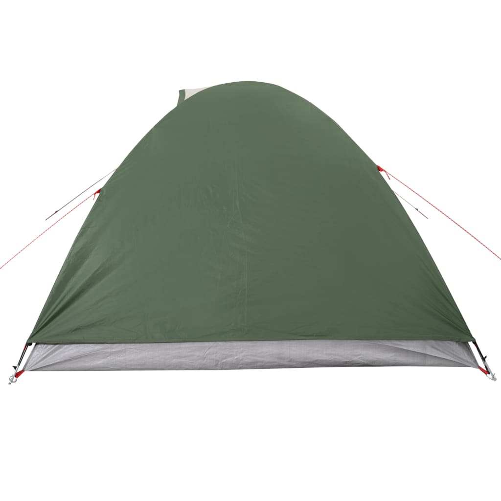 Camping Tent Dome 4-Person Green Waterproof