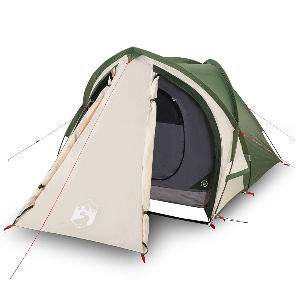 Camping Tent Dome 2-Person Green Waterproof