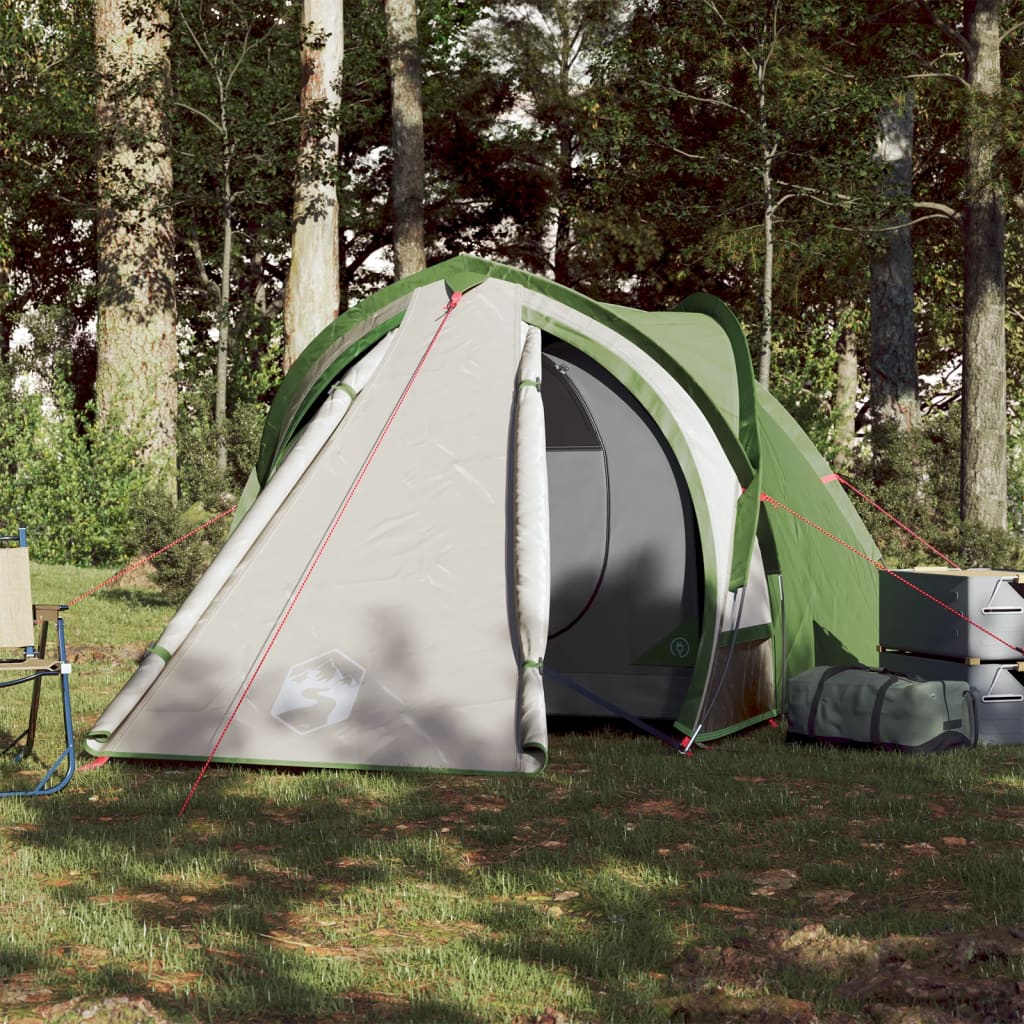 Camping Tent Dome 2-Person Green Waterproof