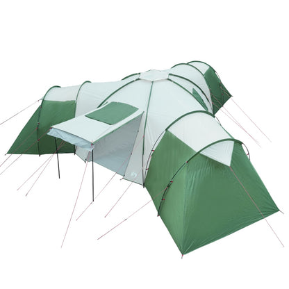 Family Tent Dome 12-Person Green Waterproof