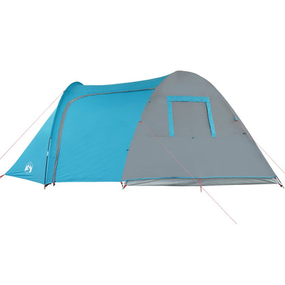 Family Tent Dome 6-Person Blue Waterproof