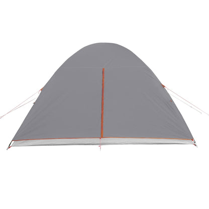 Family Tent Dome 6-Person Orange Waterproof