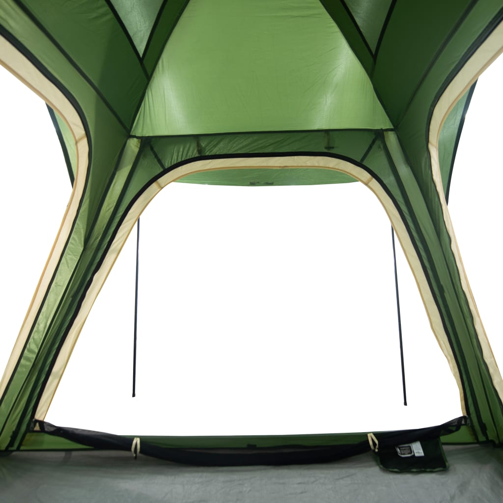 Camping Tent 4-Person Green Quick Release Waterproof