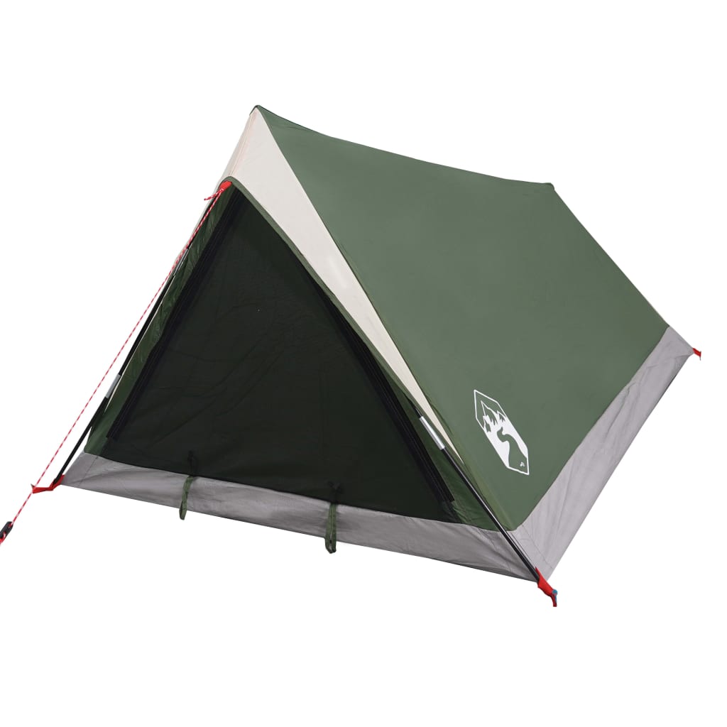 Camping Tent 2-Person Green Waterproof