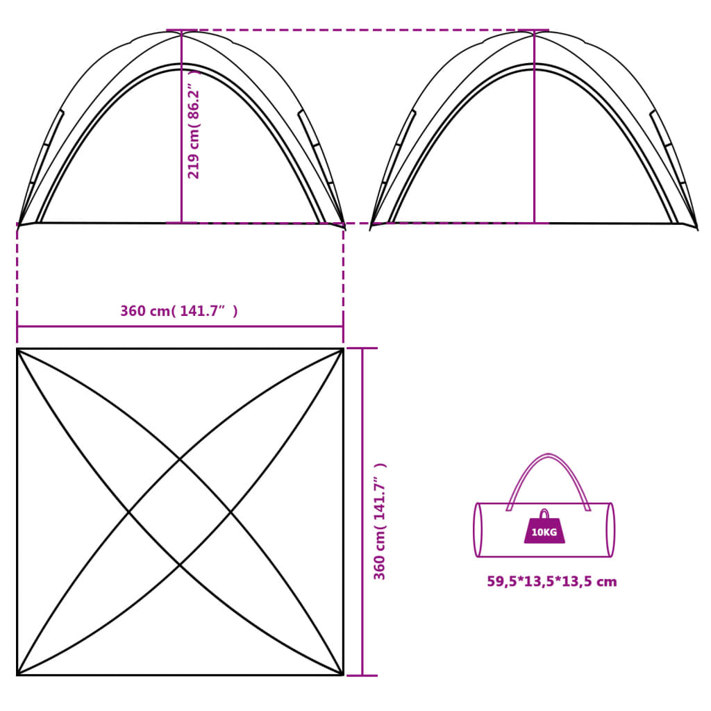 Party Tent White Waterproof