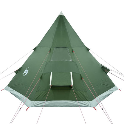 Camping Tent Tipi 4-Person Green Waterproof