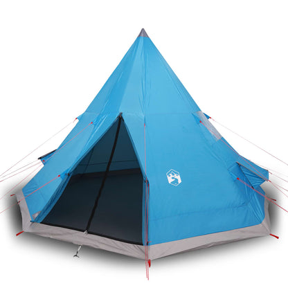 Camping Tent Tipi 4-Person Blue Waterproof