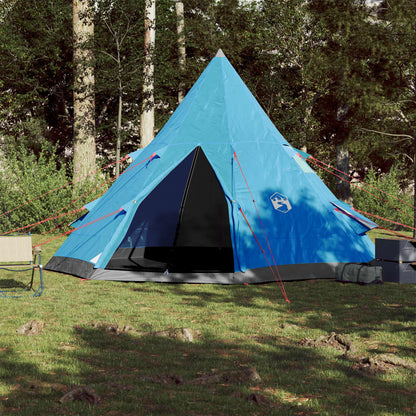 Camping Tent Tipi 4-Person Blue Waterproof