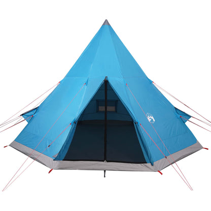 Camping Tent Tipi 4-Person Blue Waterproof