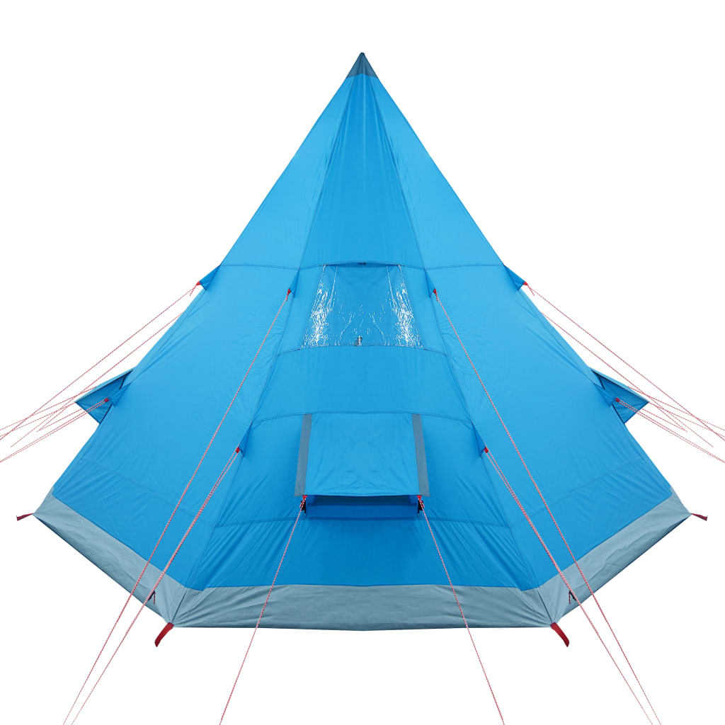 Camping Tent Tipi 4-Person Blue Waterproof