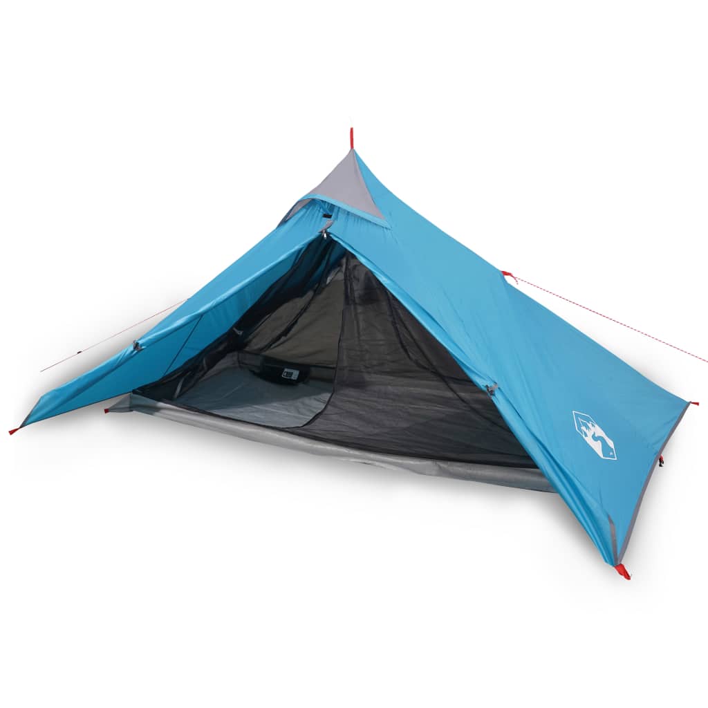 Camping Tent Tipi 1-Person Blue Waterproof