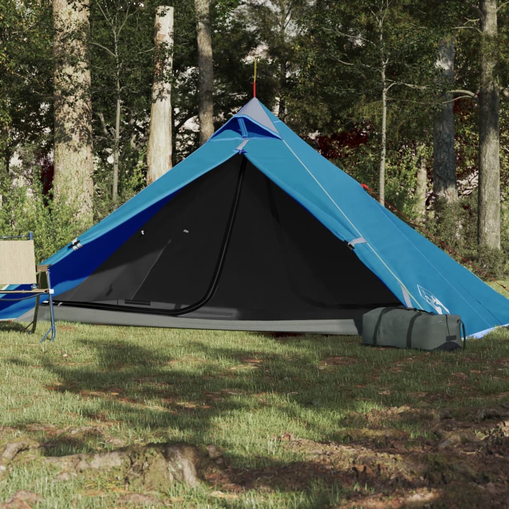 Camping Tent Tipi 1-Person Blue Waterproof