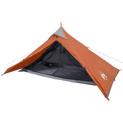 Camping Tent Tipi 1-Person Orange Waterproof