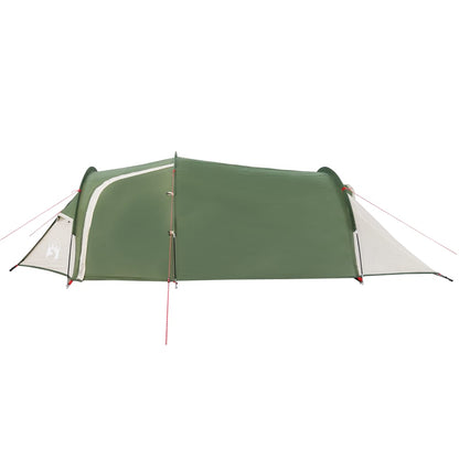 Camping Tent Tunnel 2-Person Green Waterproof