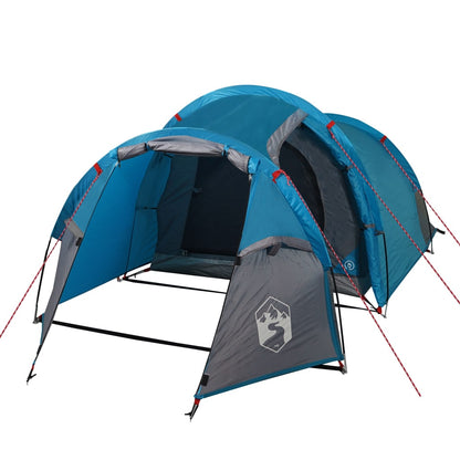 Camping Tent Tunnel 2-Person Blue Waterproof