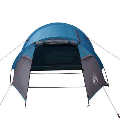 Camping Tent Tunnel 2-Person Blue Waterproof