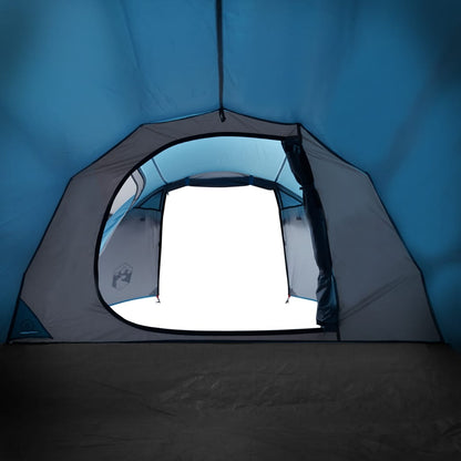 Camping Tent Tunnel 2-Person Blue Waterproof