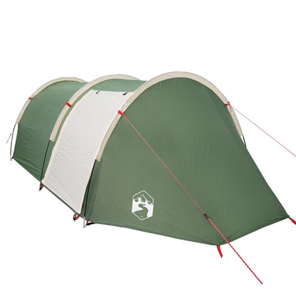 Camping Tent Tunnel 4-Person Green Waterproof