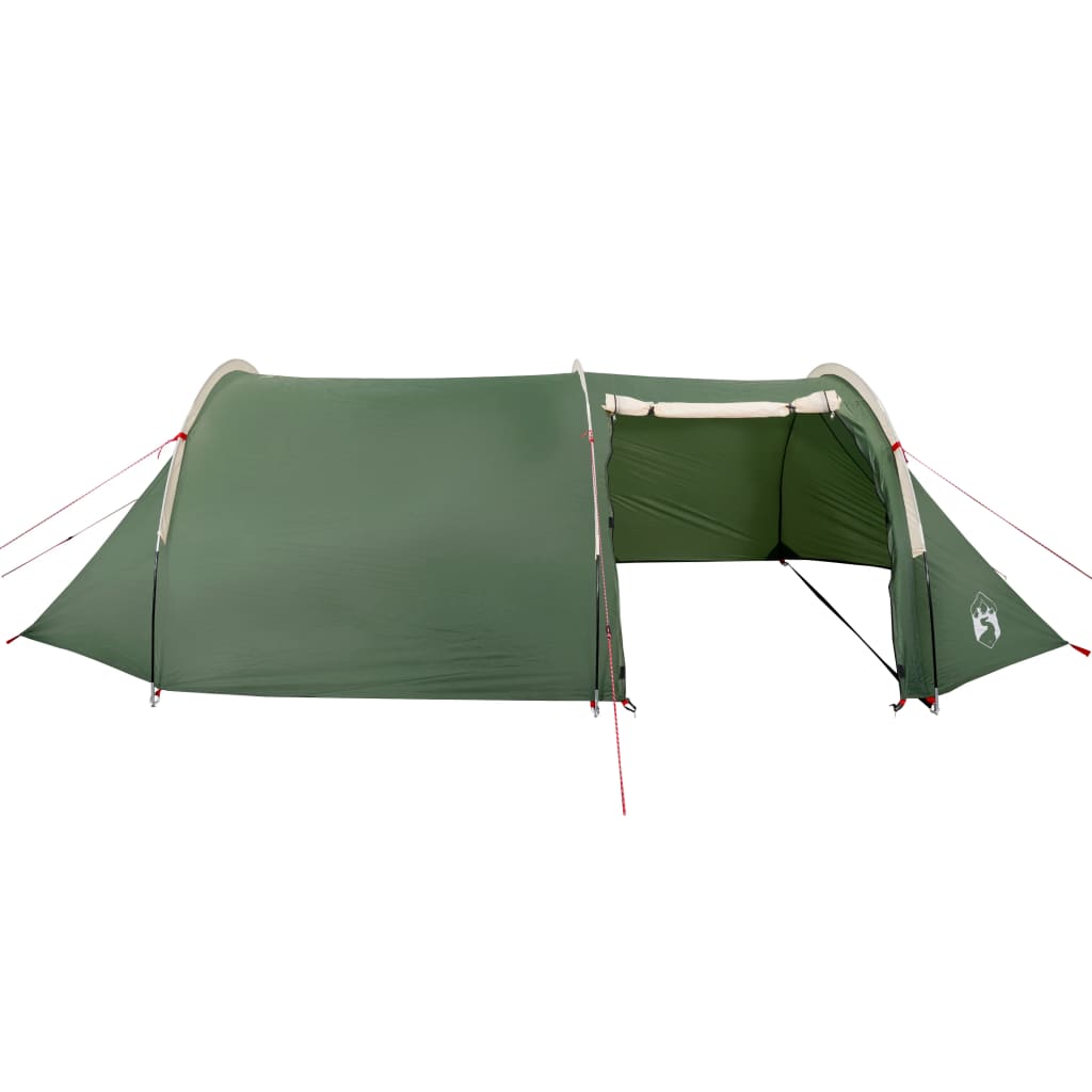 Camping Tent Tunnel 4-Person Green Waterproof