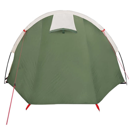 Camping Tent Tunnel 4-Person Green Waterproof