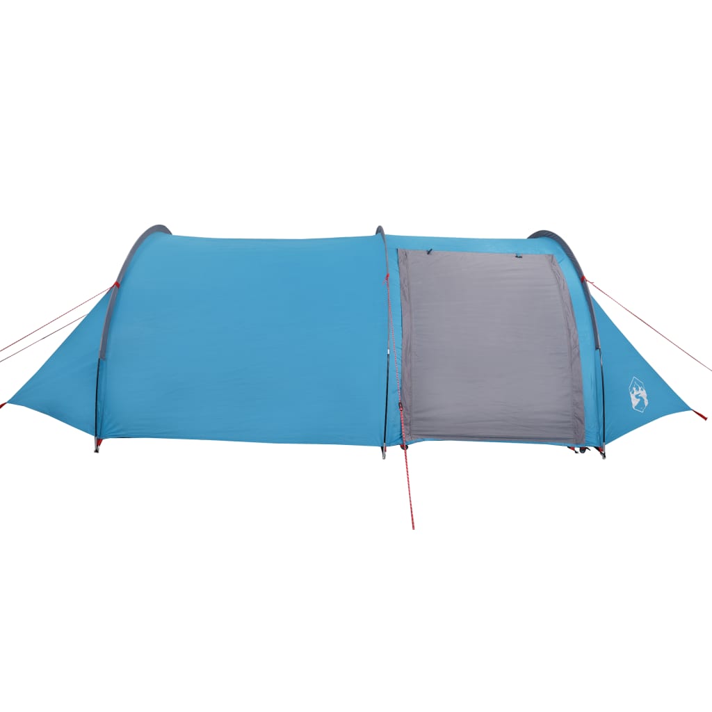 Camping Tent Tunnel 4-Person Blue Waterproof