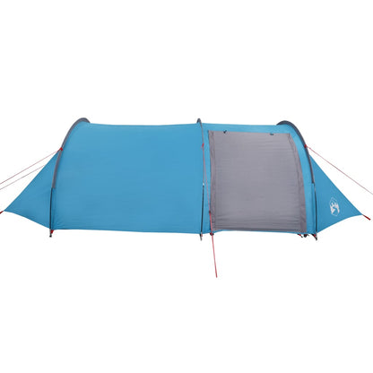 Camping Tent Tunnel 4-Person Blue Waterproof