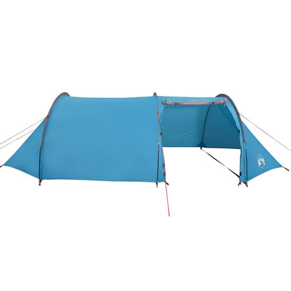 Camping Tent Tunnel 4-Person Blue Waterproof