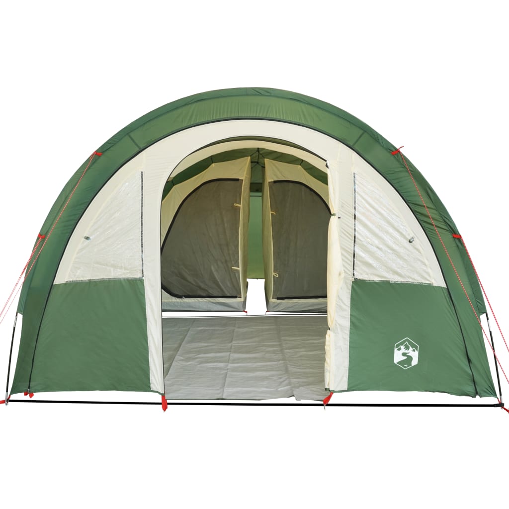 Camping Tent Tunnel 4-Person Green Waterproof