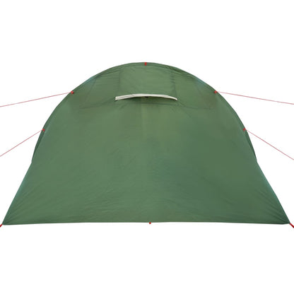 Camping Tent Tunnel 4-Person Green Waterproof