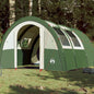 Camping Tent Tunnel 4-Person Green Waterproof