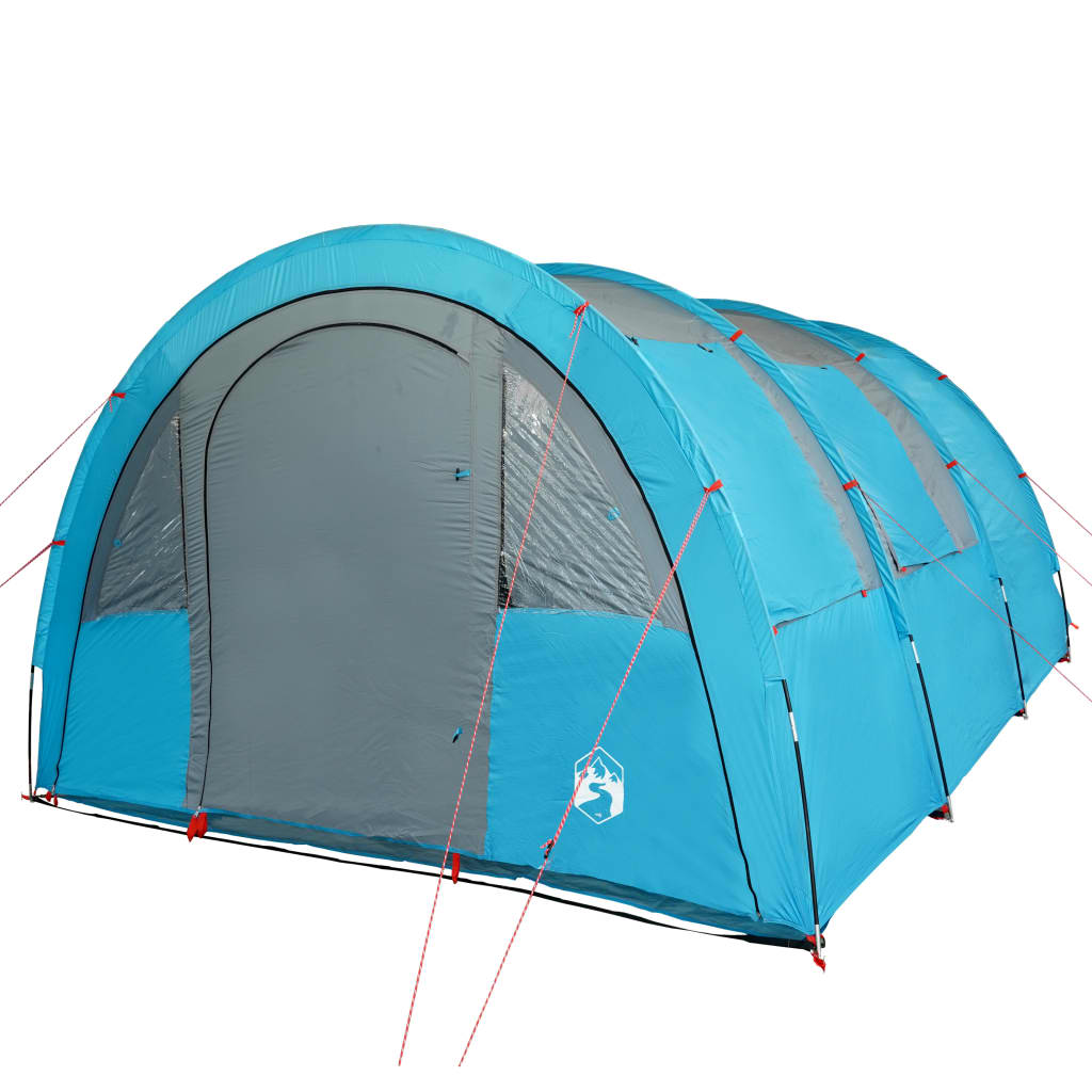 Camping Tent Tunnel 4-Person Blue Waterproof