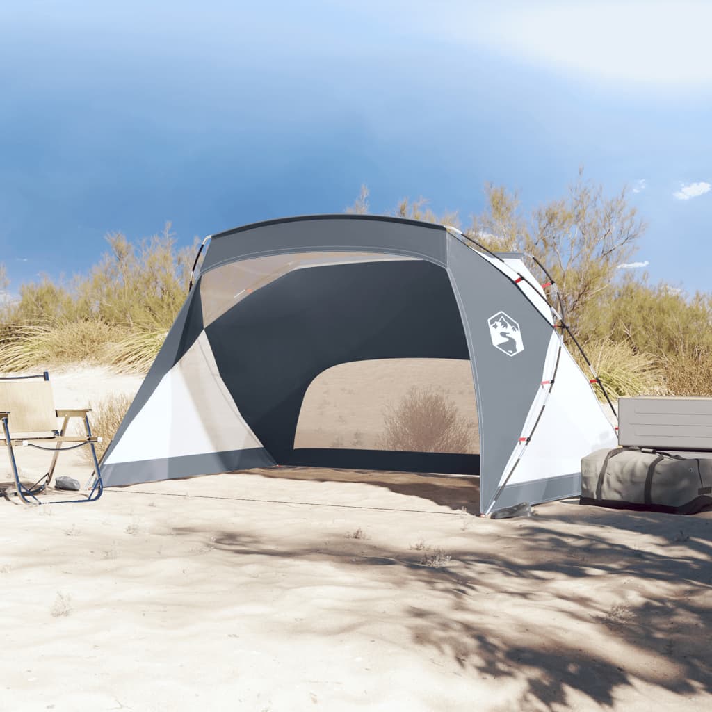 Beach Tent Grey 274x178x170/148 cm 185T Polyester